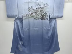 アンティーク　大名行列模様男物長襦袢